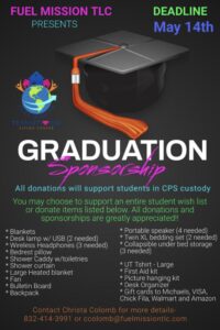 graduation sponsorship flyer